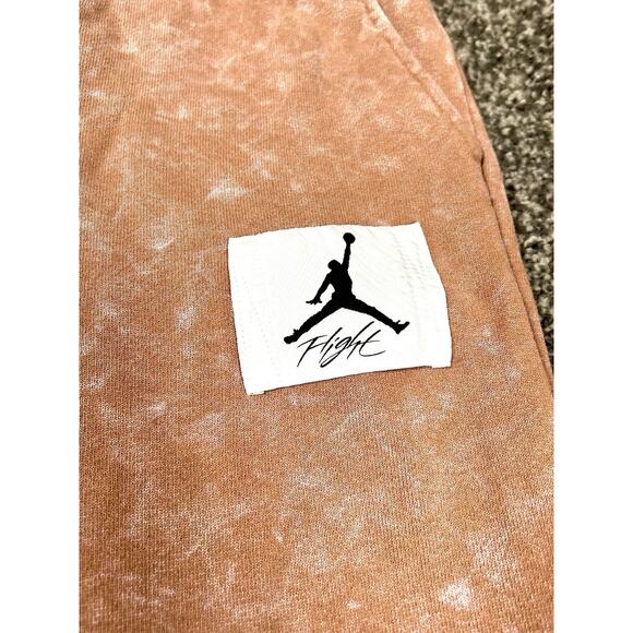 NIKE Air Jordan Men's M Jogger Pants Mineral Clay White Flight Script GUC - Picture 4 of 10